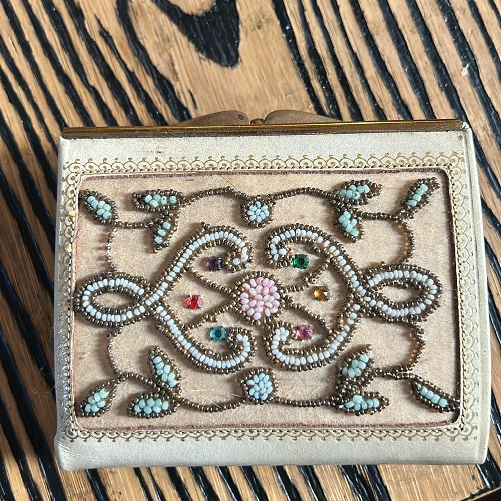 Vintage beaded wallet